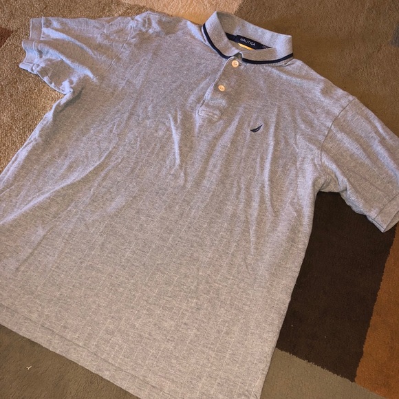 Men’s Nautical Short Sleeve Polo Size Medium - Picture 2 of 4